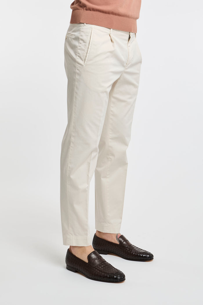  Incotex Multicolor Trousers 97% Co 3% Ea Beige Uomo - 3