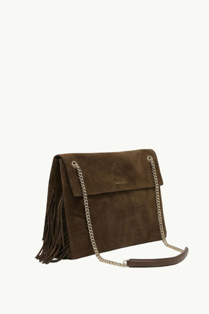 Borsa Venus M Peach Fringe Donna Orciani-2