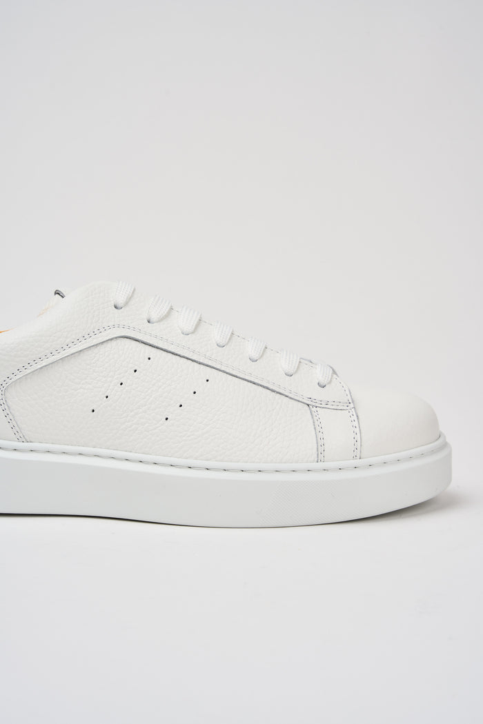  Doucal's Sneakers 100% Lh White Bianco Uomo - 4