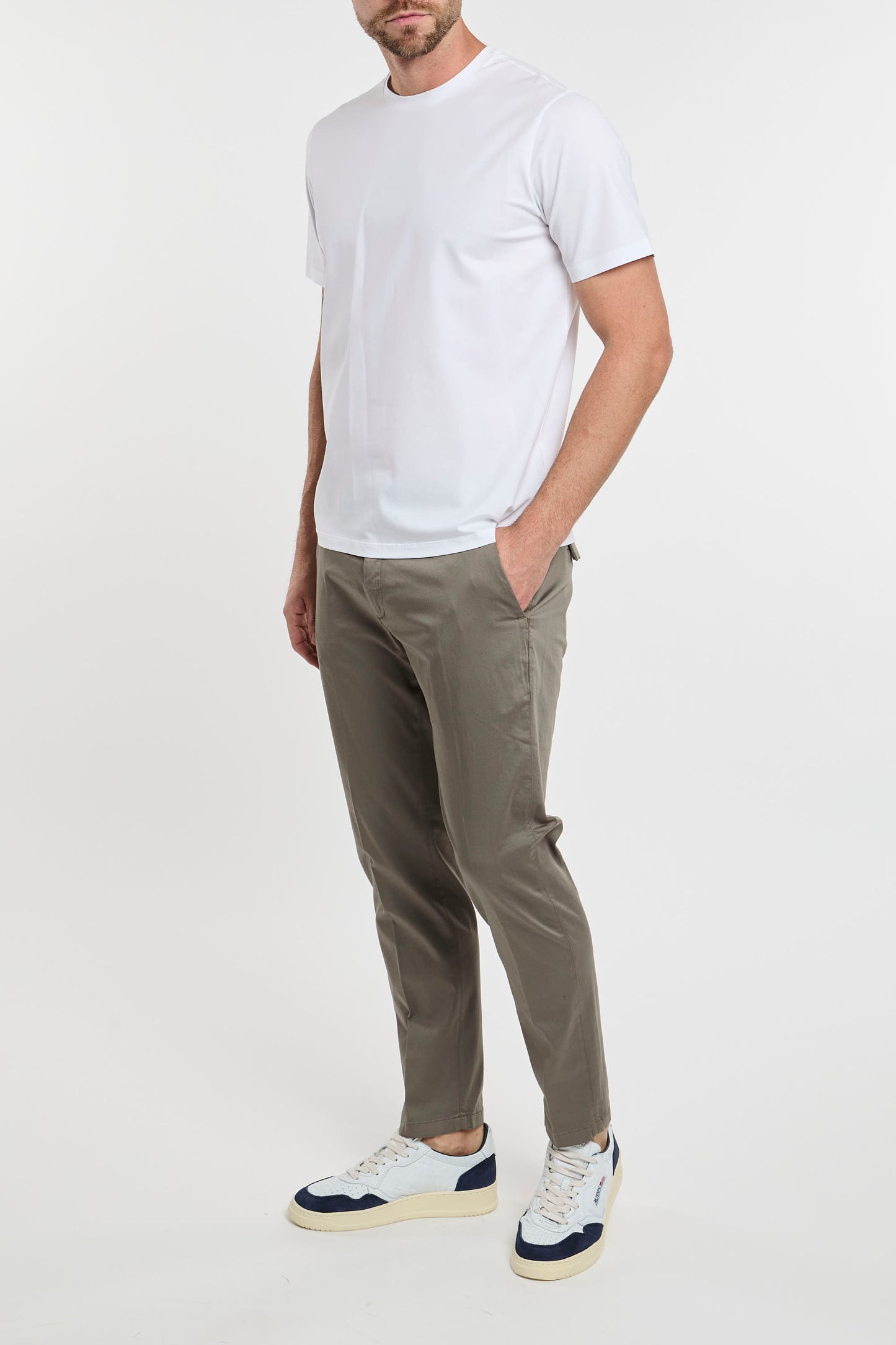  Herno T-shirt In 92% Co 8% Ea Bianco Bianco Uomo - 3