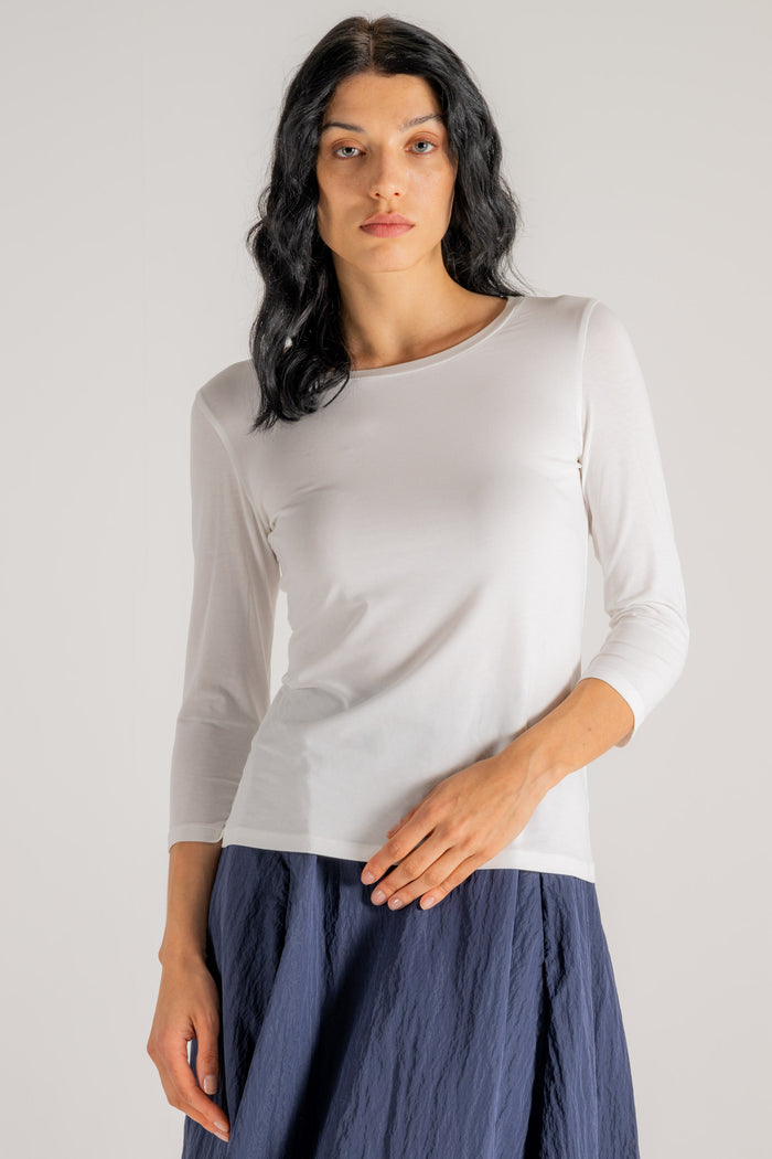 Max Mara Weekend T-Shirt Size 34 in Cotton/Elastane White