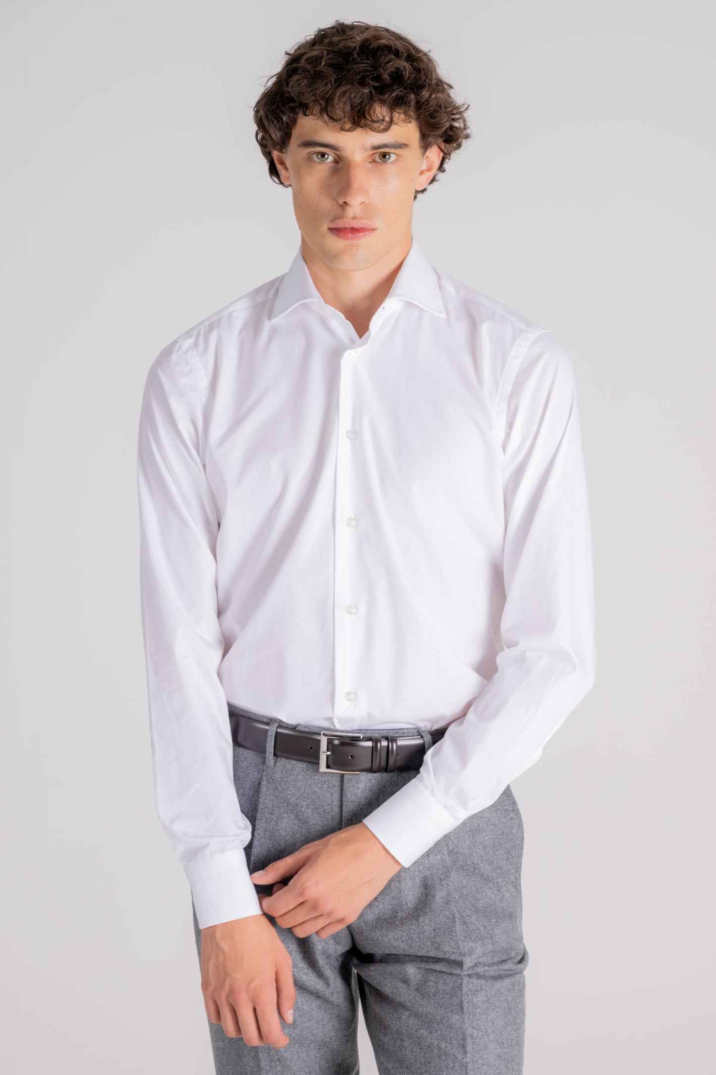  Borriello Camicia Bianco Bianco Uomo - 1