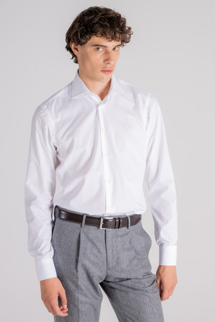  Borriello Camicia Bianco Bianco Uomo - 3