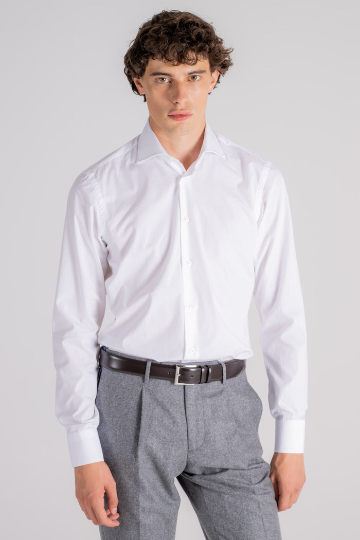  Borriello Camicia Bianco Bianco Uomo - 4