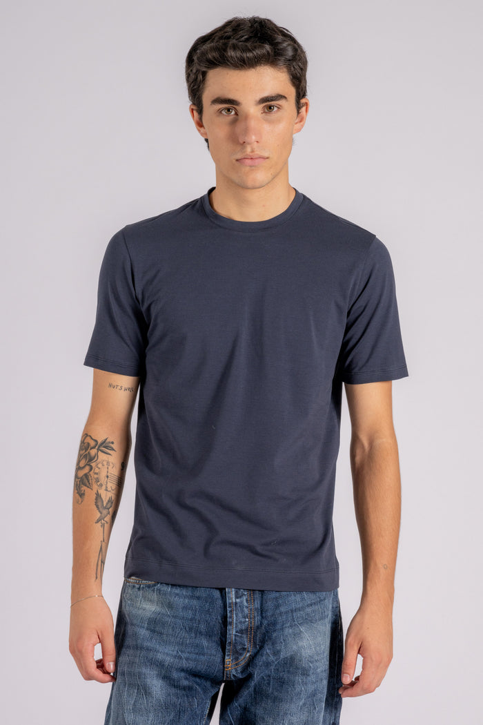 Magazzino Ricambi T-shirt Manica Corta Blu Uomo