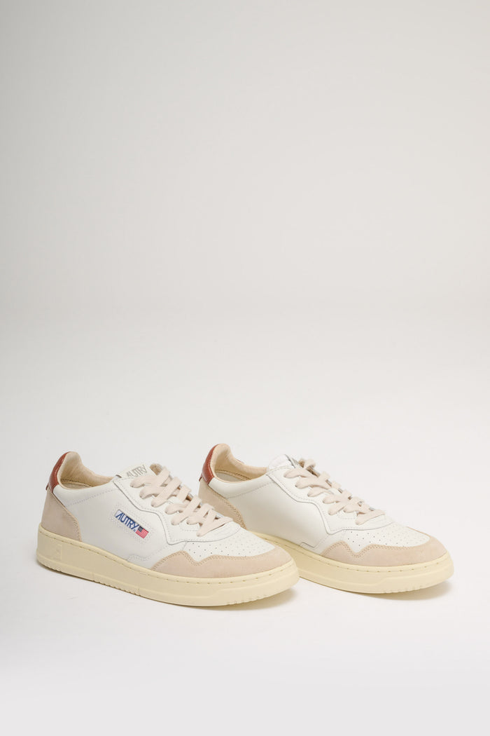  Autry Sneakers Leather/fabric White Uomo - 3