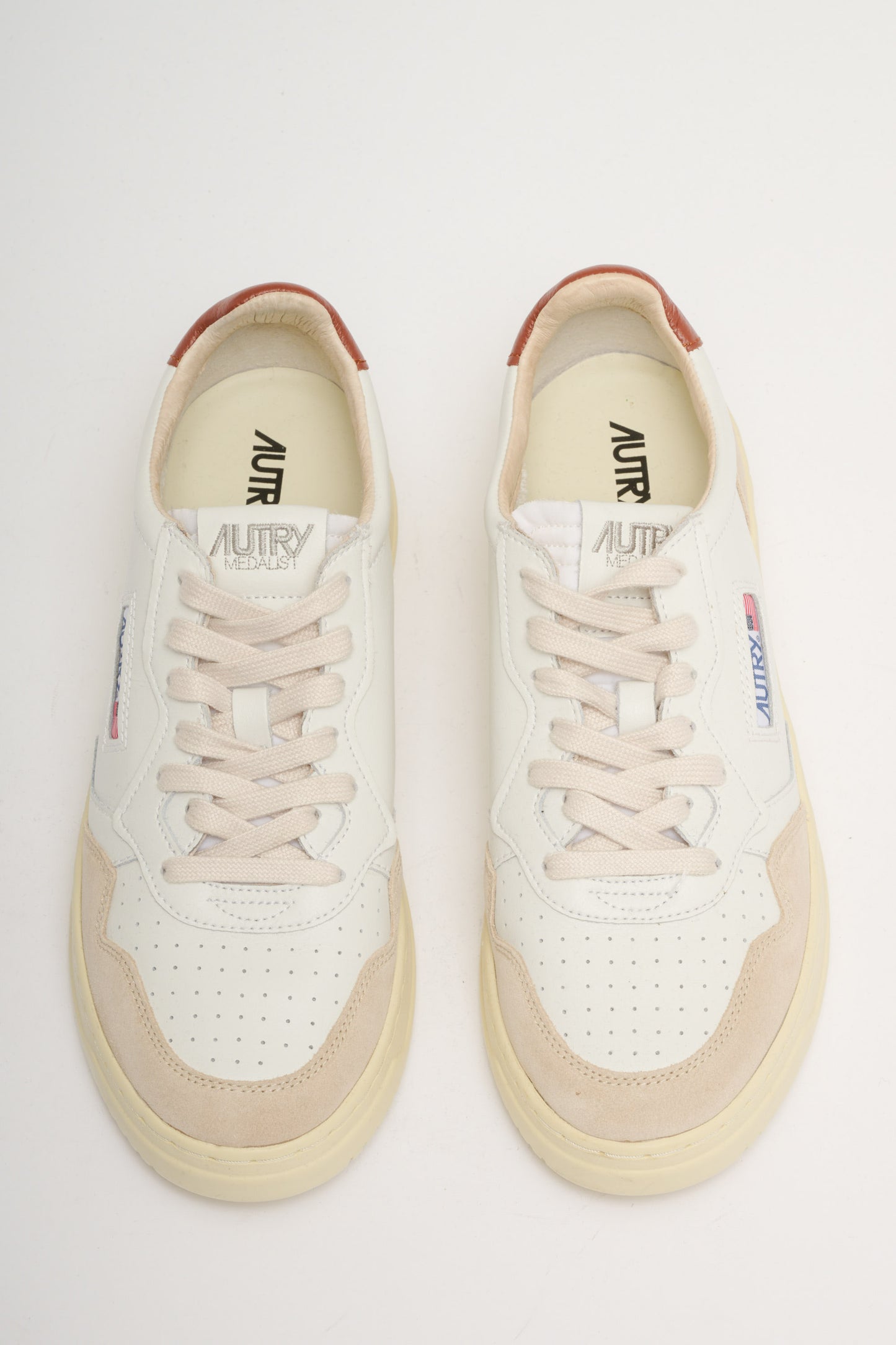  Autry Sneakers Leather/fabric White Uomo - 5