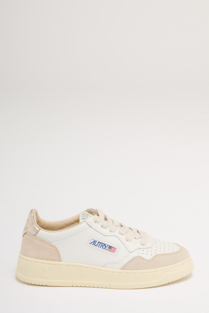 Autry Sneakers Bianco e Oro