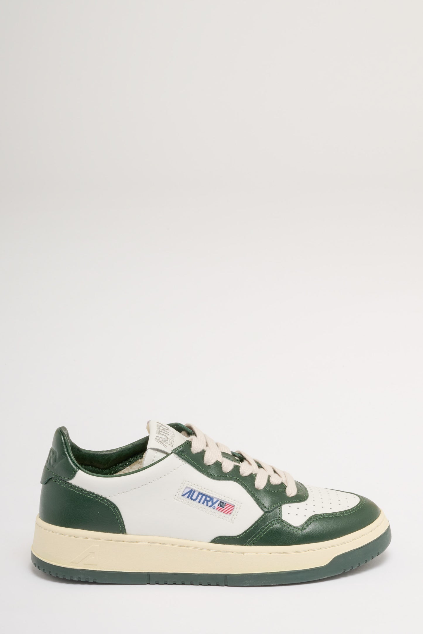  Autry Sneakers Leather/fabric White Verde Donna - 1