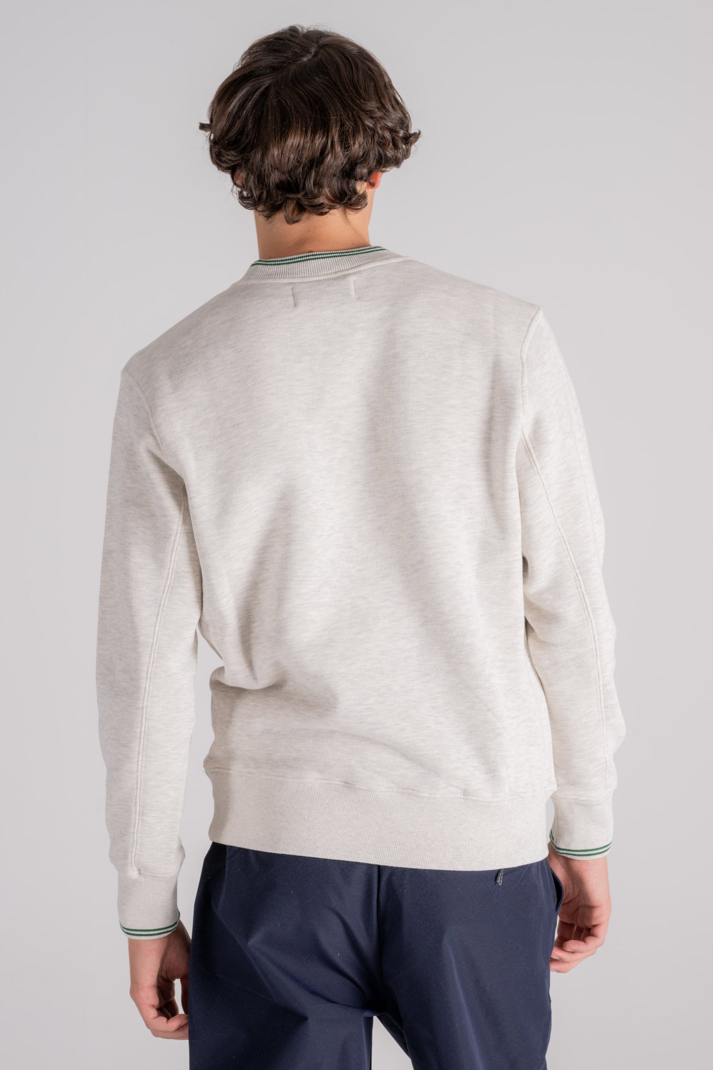  Autry Sweatshirt 90% Cotton 10% Polyester Grey Beige Uomo - 5