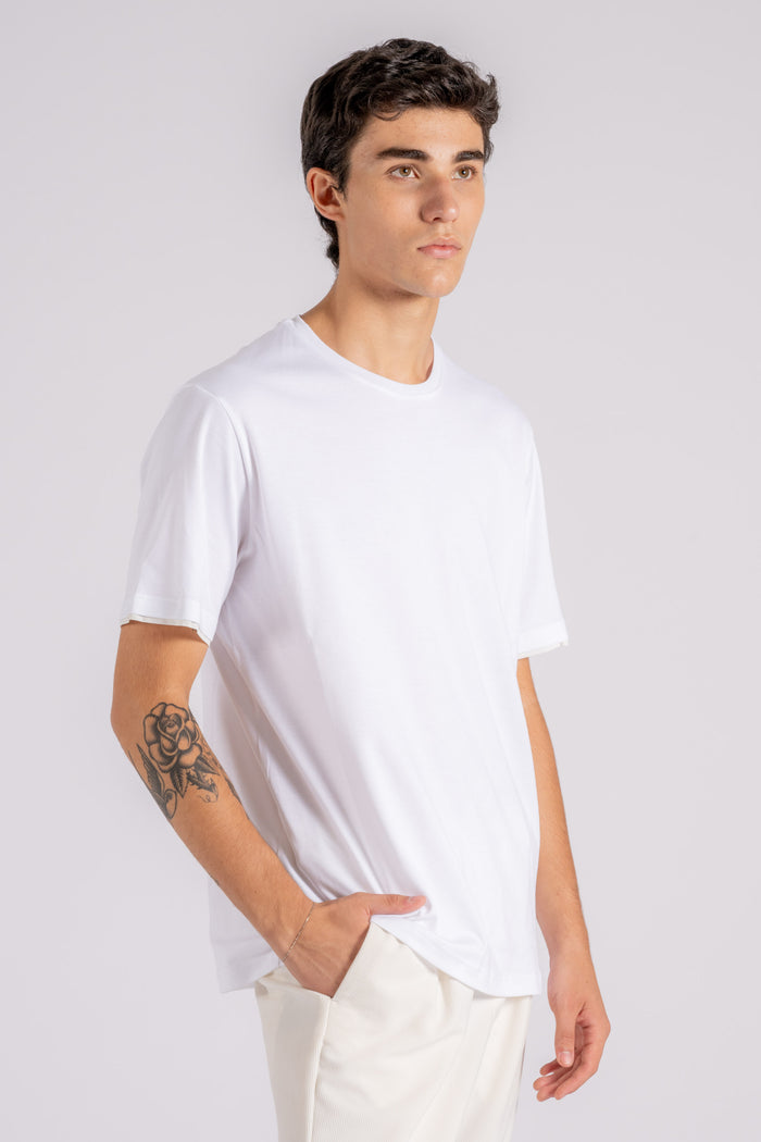 Herno T-Shirt Cotone Bianco-2