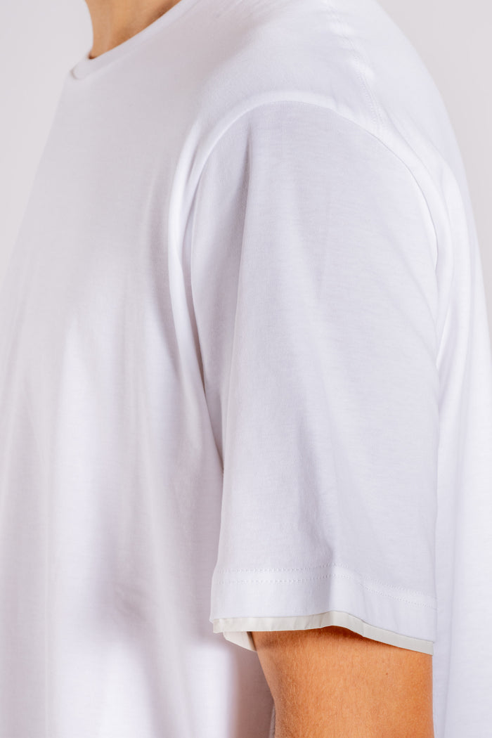  Herno Cotton White T-shirt Bianco Uomo - 3