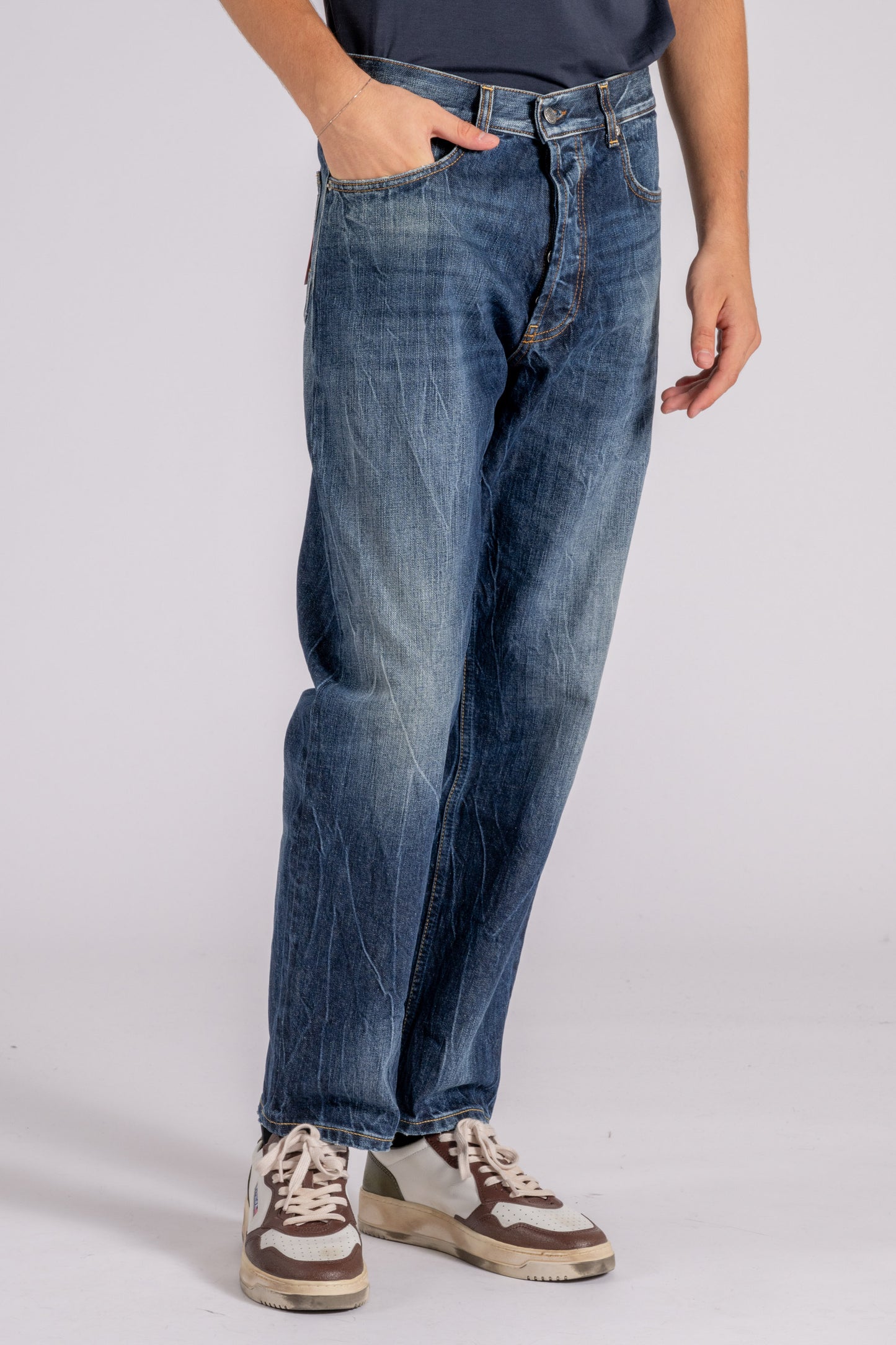  Department 5 Jeans Musso Regular Cotton Blue Blu Uomo - 1