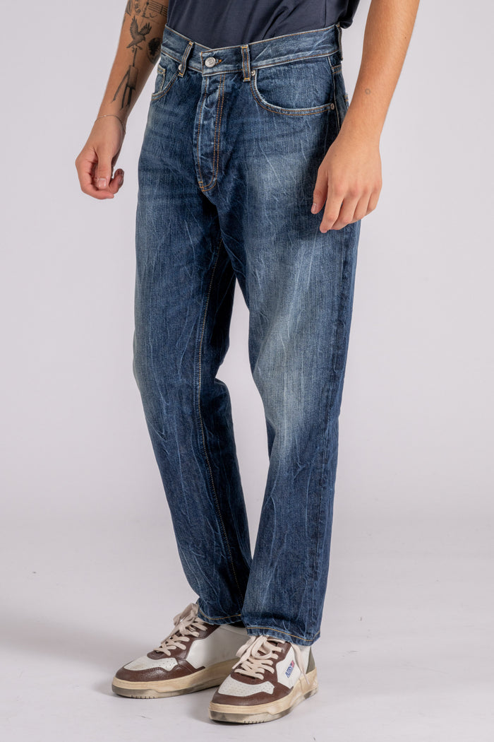  Department 5 Jeans Musso Regular Cotton Blue Blu Uomo - 3