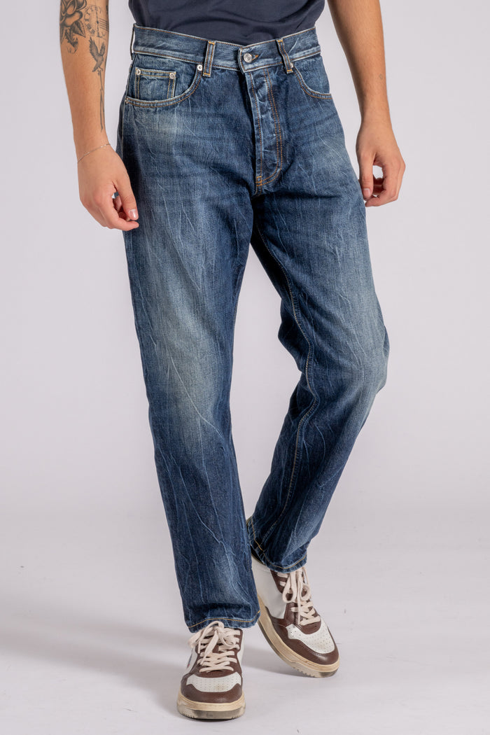  Department 5 Jeans Musso Regular Cotton Blue Blu Uomo - 5