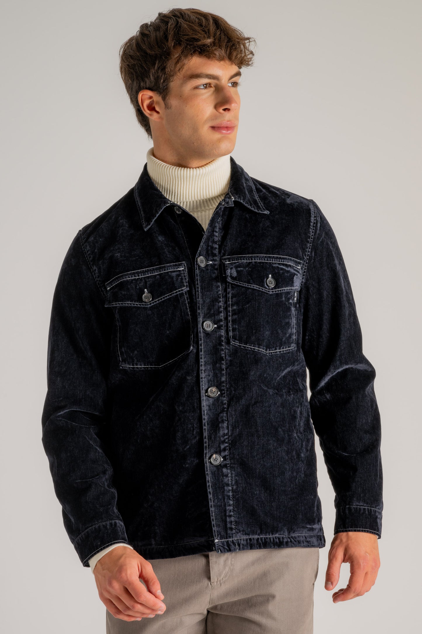  Department 5 Overshirt Blu Blu Uomo - 3