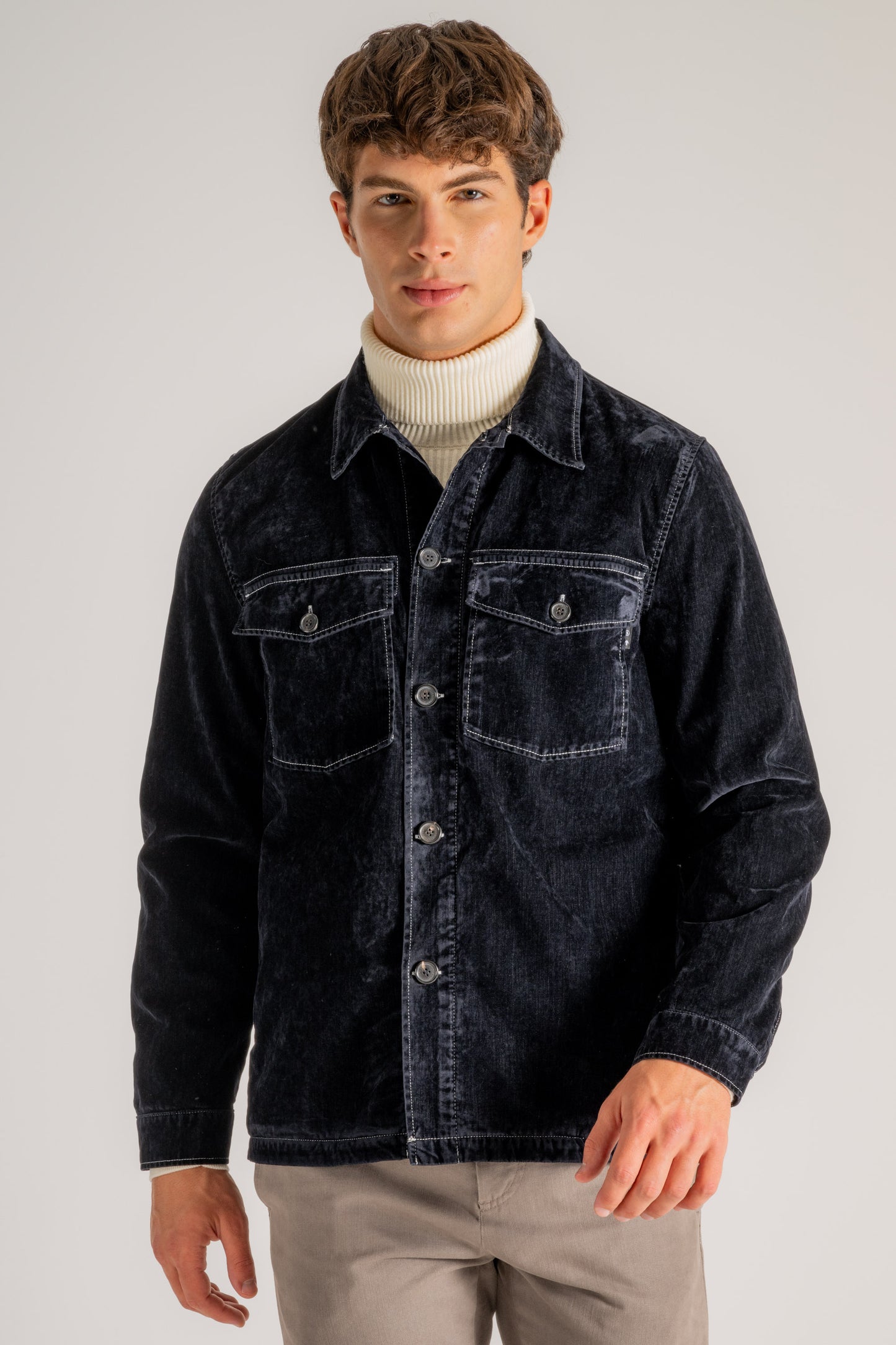  Department 5 Overshirt Blu Blu Uomo - 5