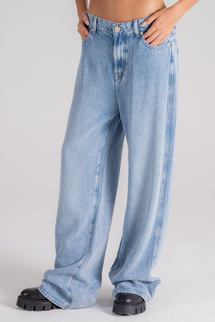 7 For All Mankind Jeans Scout Abyss Blu Donna-2