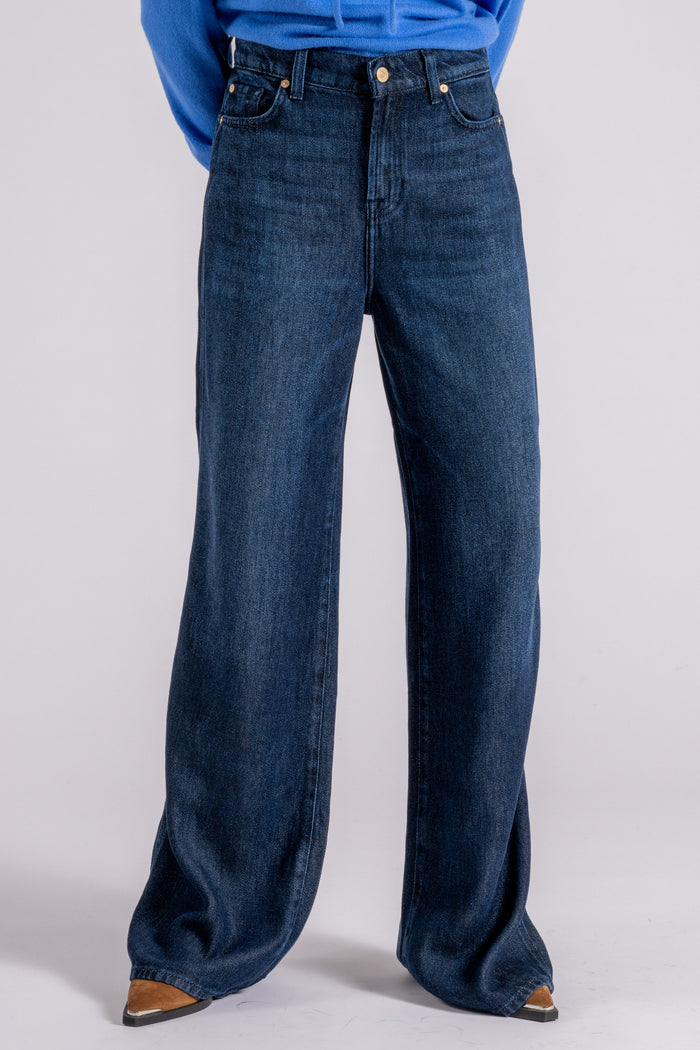 7 For All Mankind Jeans Scout Stormy Blu Donna-2