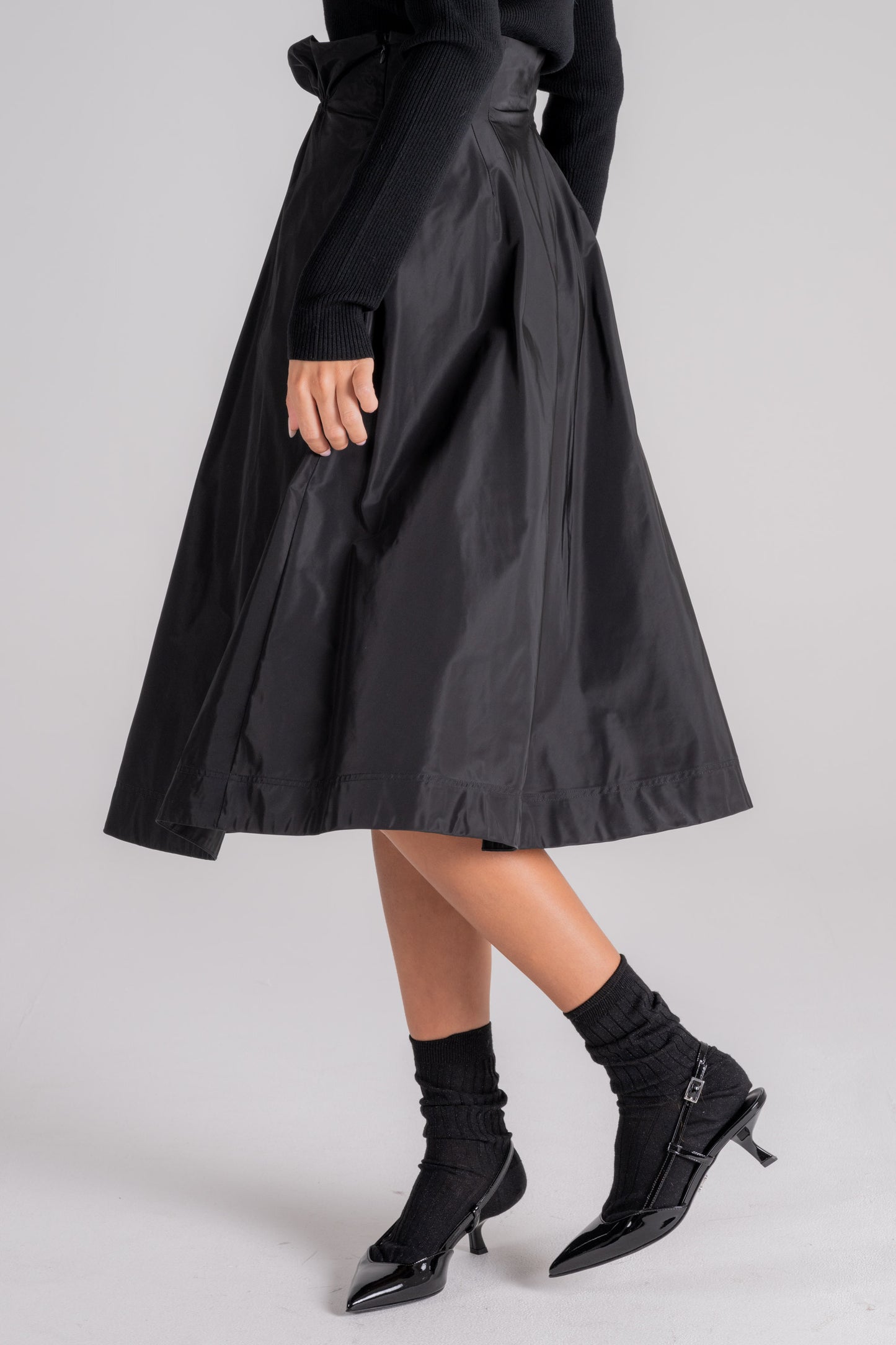  Aspesi Skirt Randi Polyester Black Nero Donna - 2