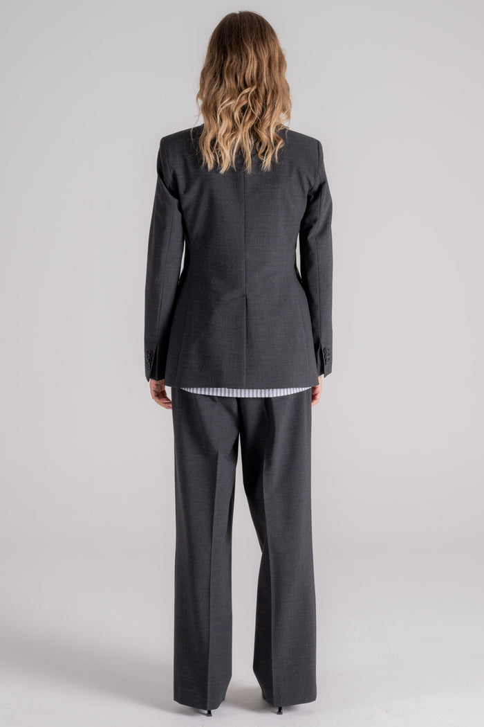  Aspesi Grey Polyester/virgin Wool Suit Grigio Donna - 5