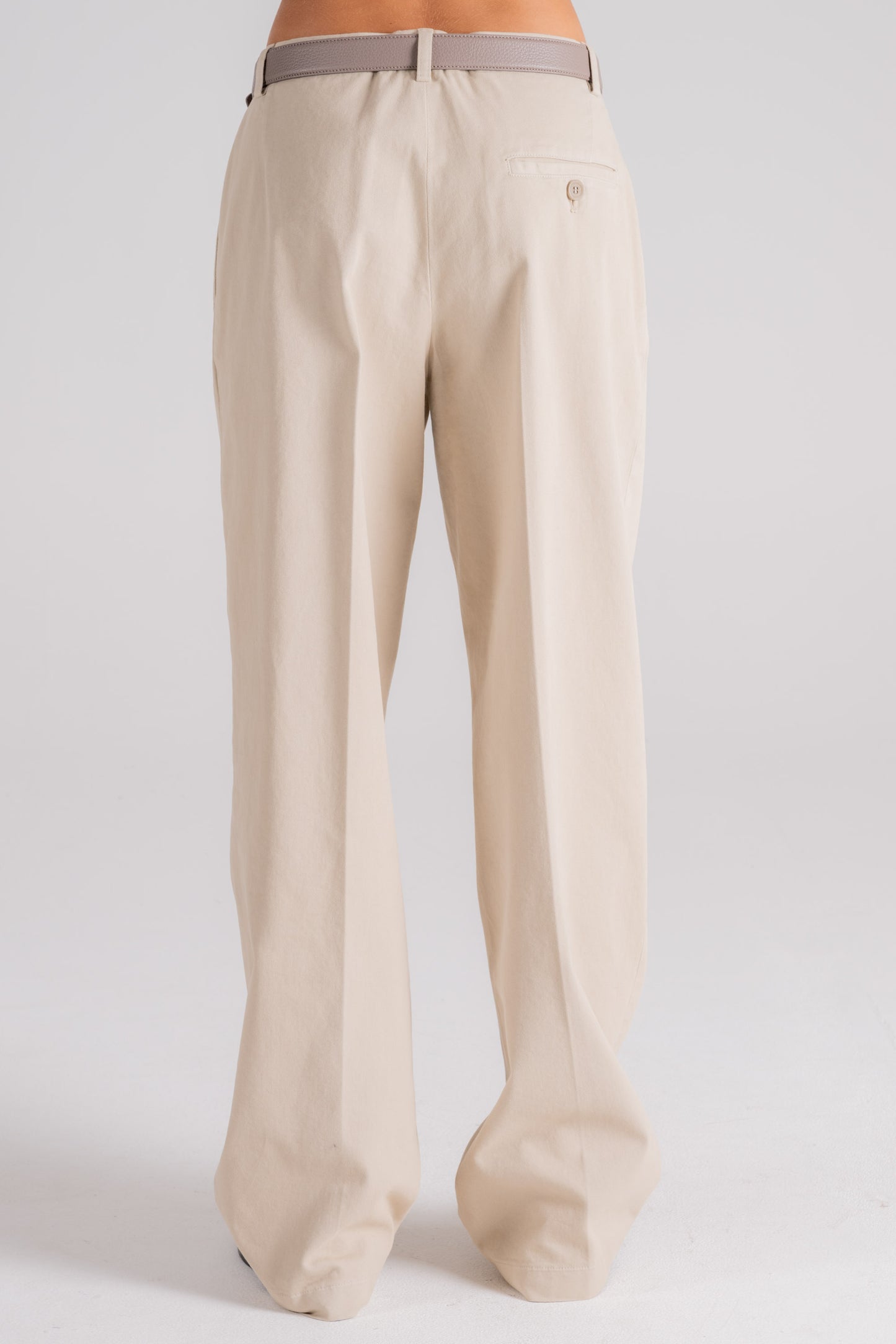  Aspesi Multicolor Trousers In Cotton/elastane Beige Donna - 3