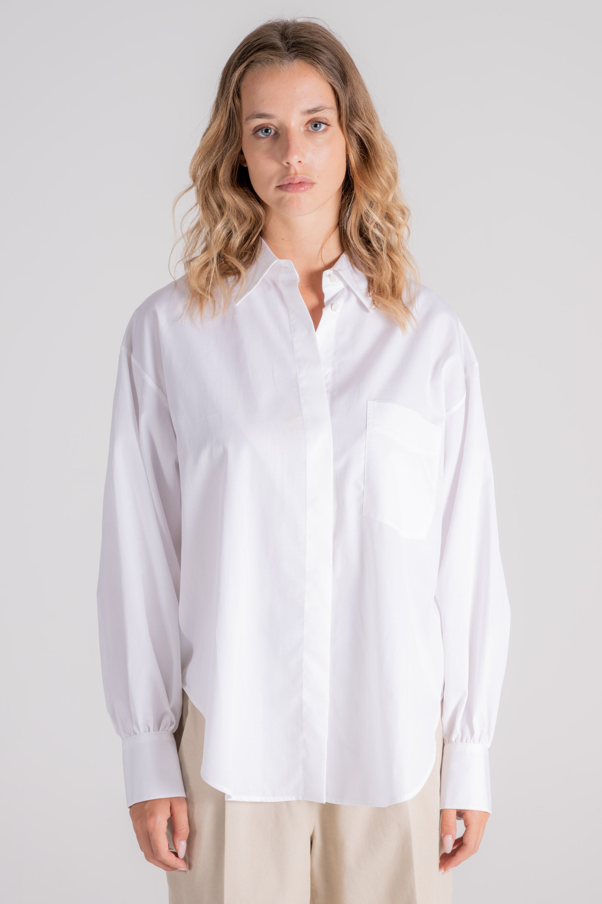 ASPESI White Button 2024 Up Shirt