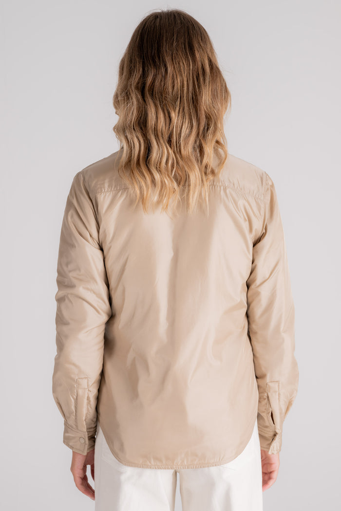  Aspesi Camicia Glue In Poliammide Beige Beige Donna - 4