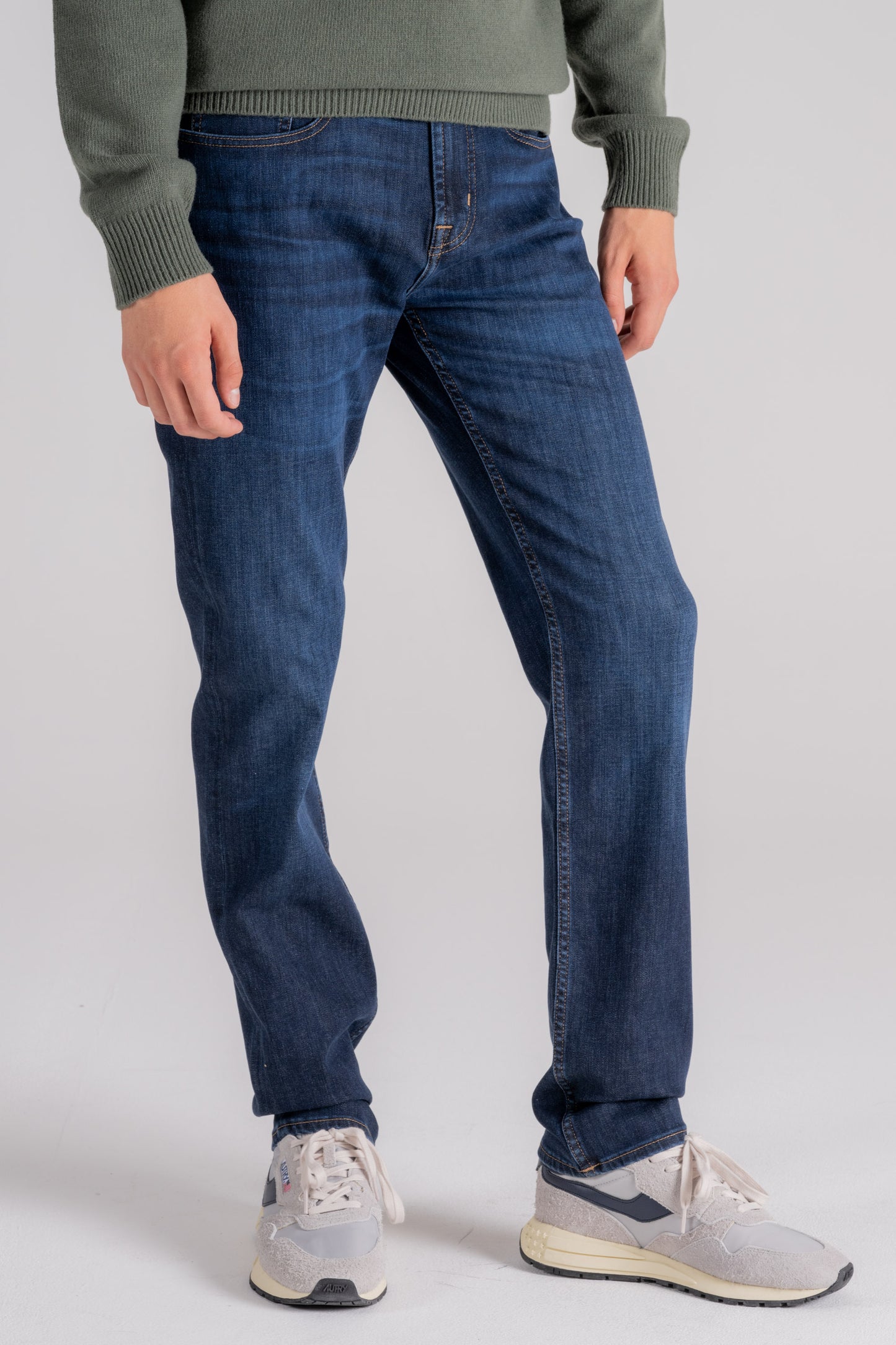  7 For All Mankind Slimmy Luxe Performance Cotton/polyester/elastane Blue Jeans Blu Uomo - 3