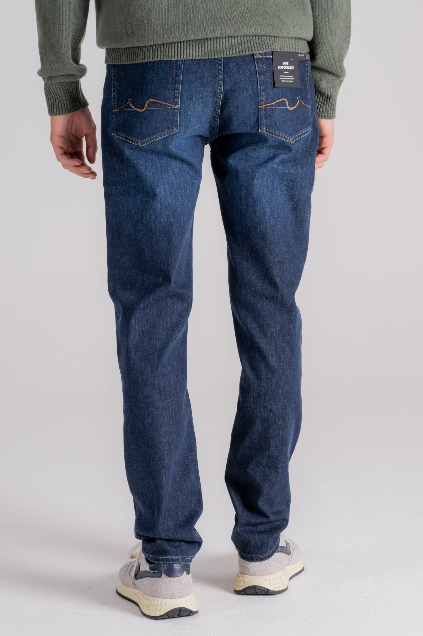  7 For All Mankind Slimmy Luxe Performance Cotton/polyester/elastane Blue Jeans Blu Uomo - 4