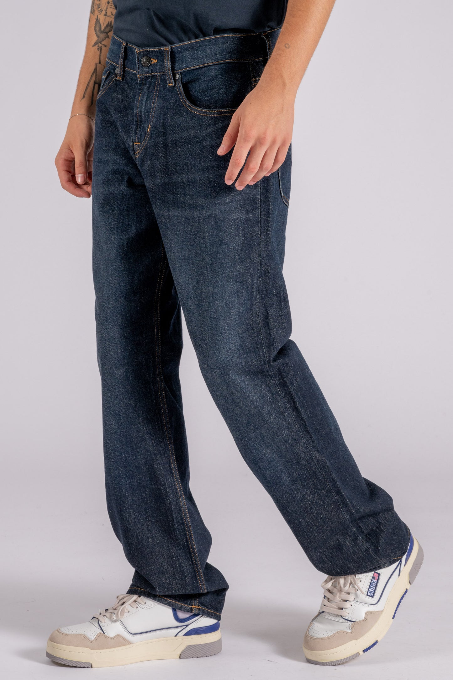  7 For All Mankind Jeans Austyn Cotton Nonstop Blue Blu Uomo - 2