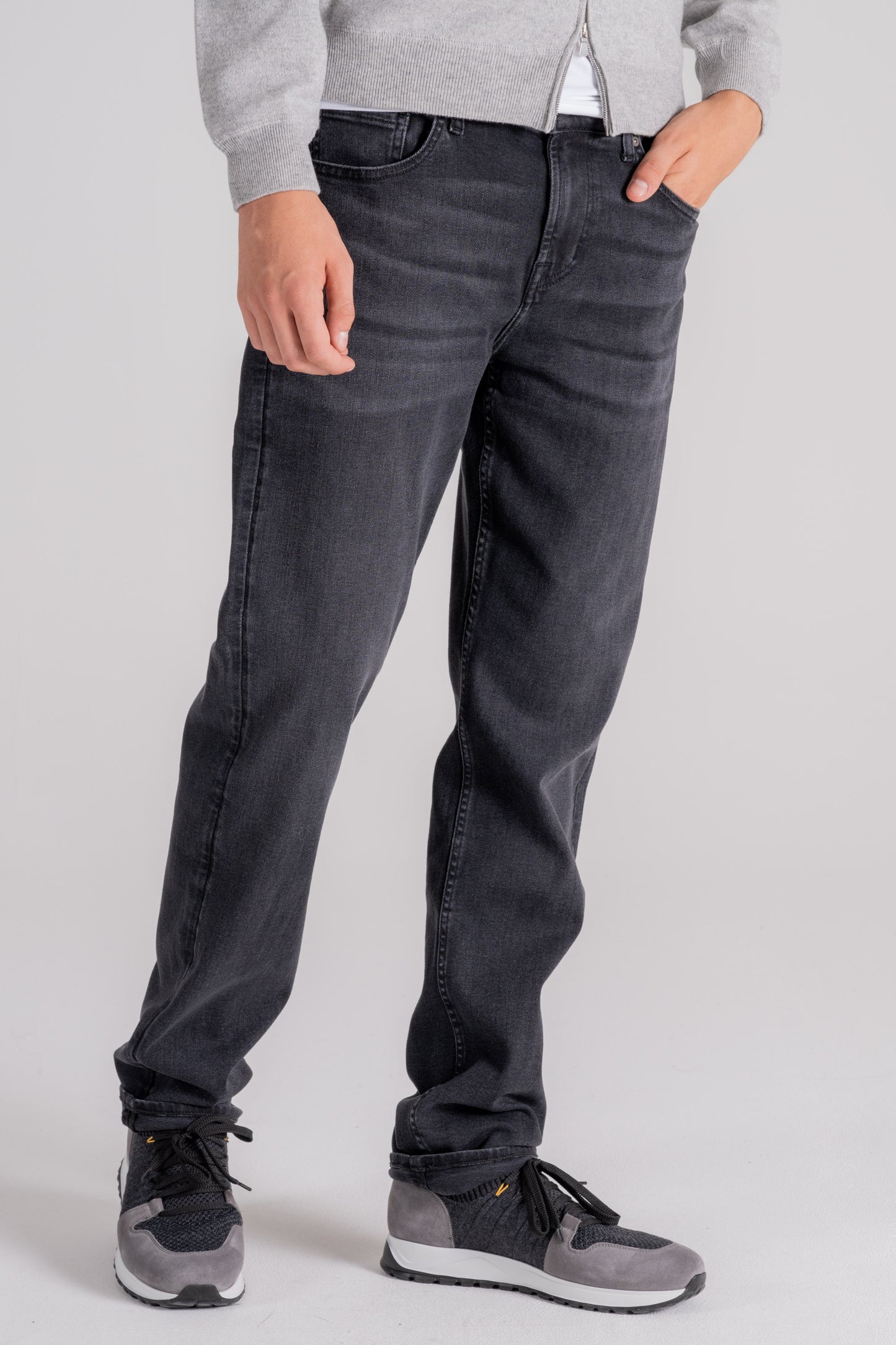  7 For All Mankind Slimmy Jeans Cotton/lyocell/elastane Black Nero Uomo - 3