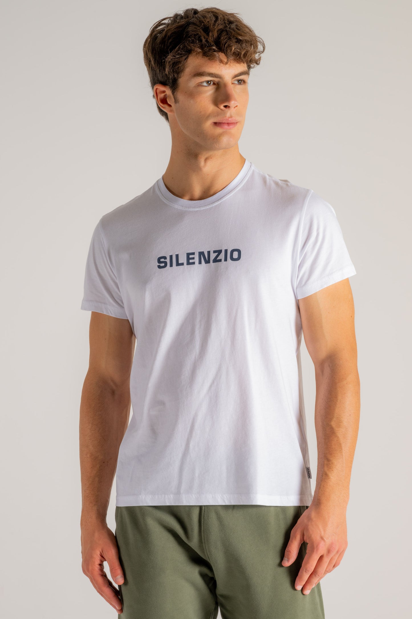 Farfetch T Shirt Aspesi T Shirt Aspesi Silenzio ASPESI 'Silenzio