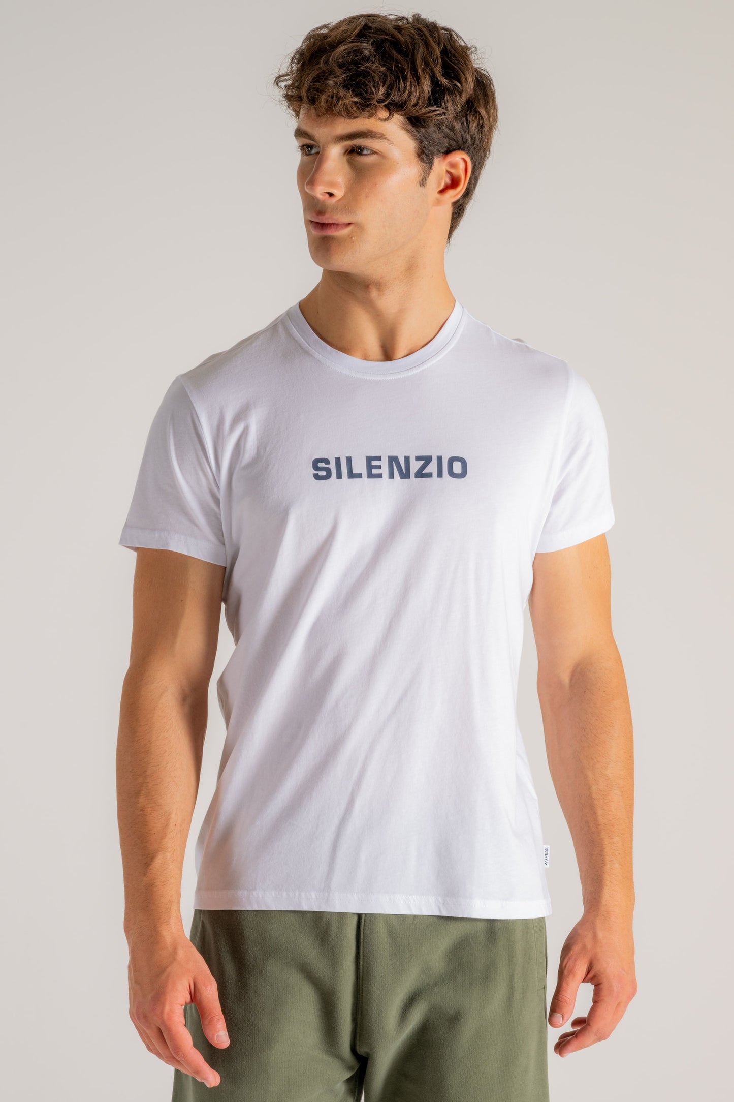  Aspesi T-shirt Silenzio Bianco Bianco Uomo - 2