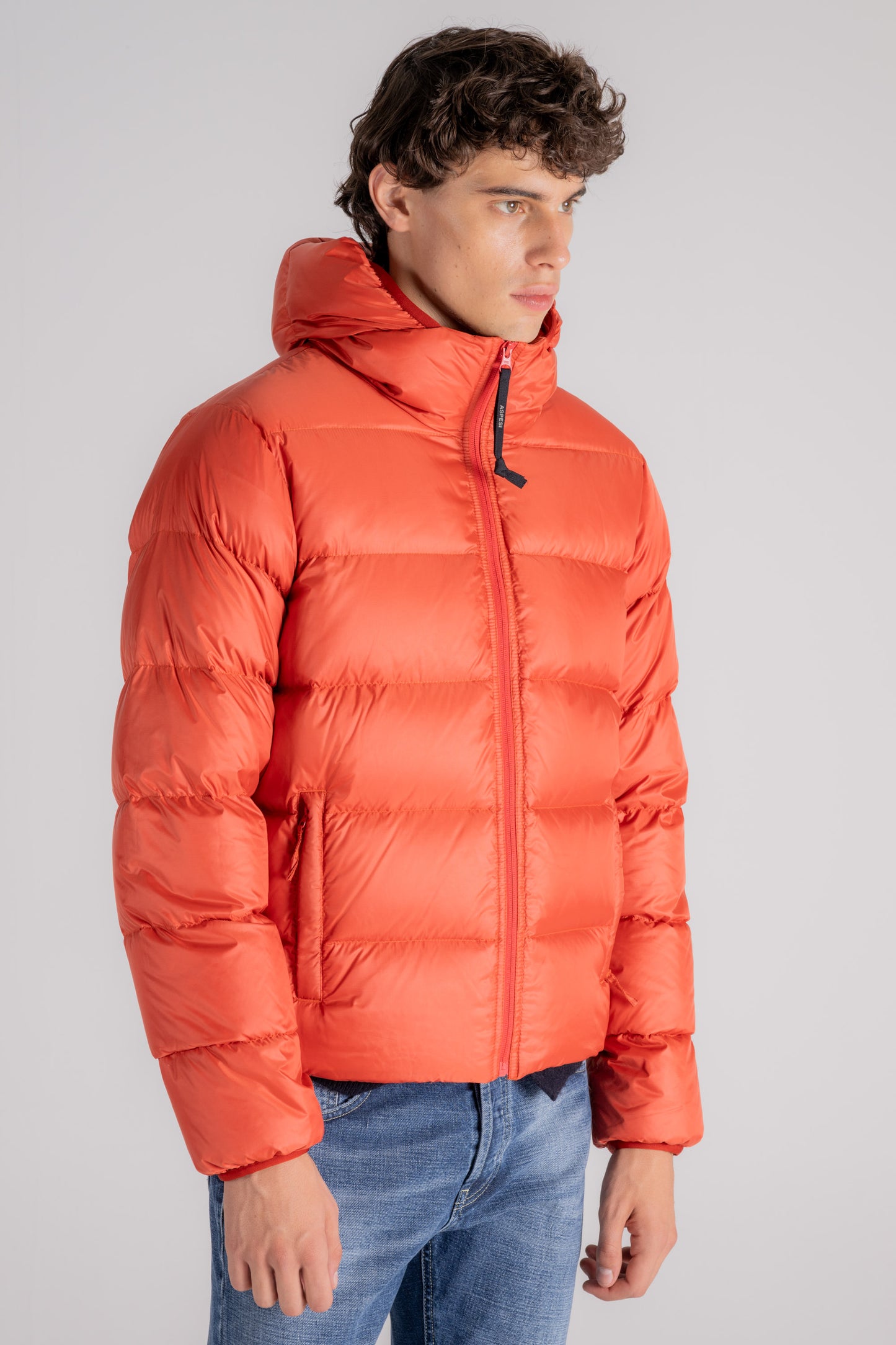  Aspesi Jacket Budd 100% Polyester Orange Arancione Uomo - 3