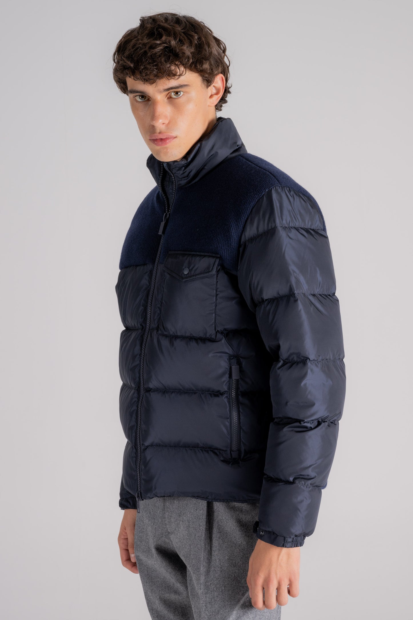  Aspesi Jacket Elric Polyamide Blue Blu Uomo - 2