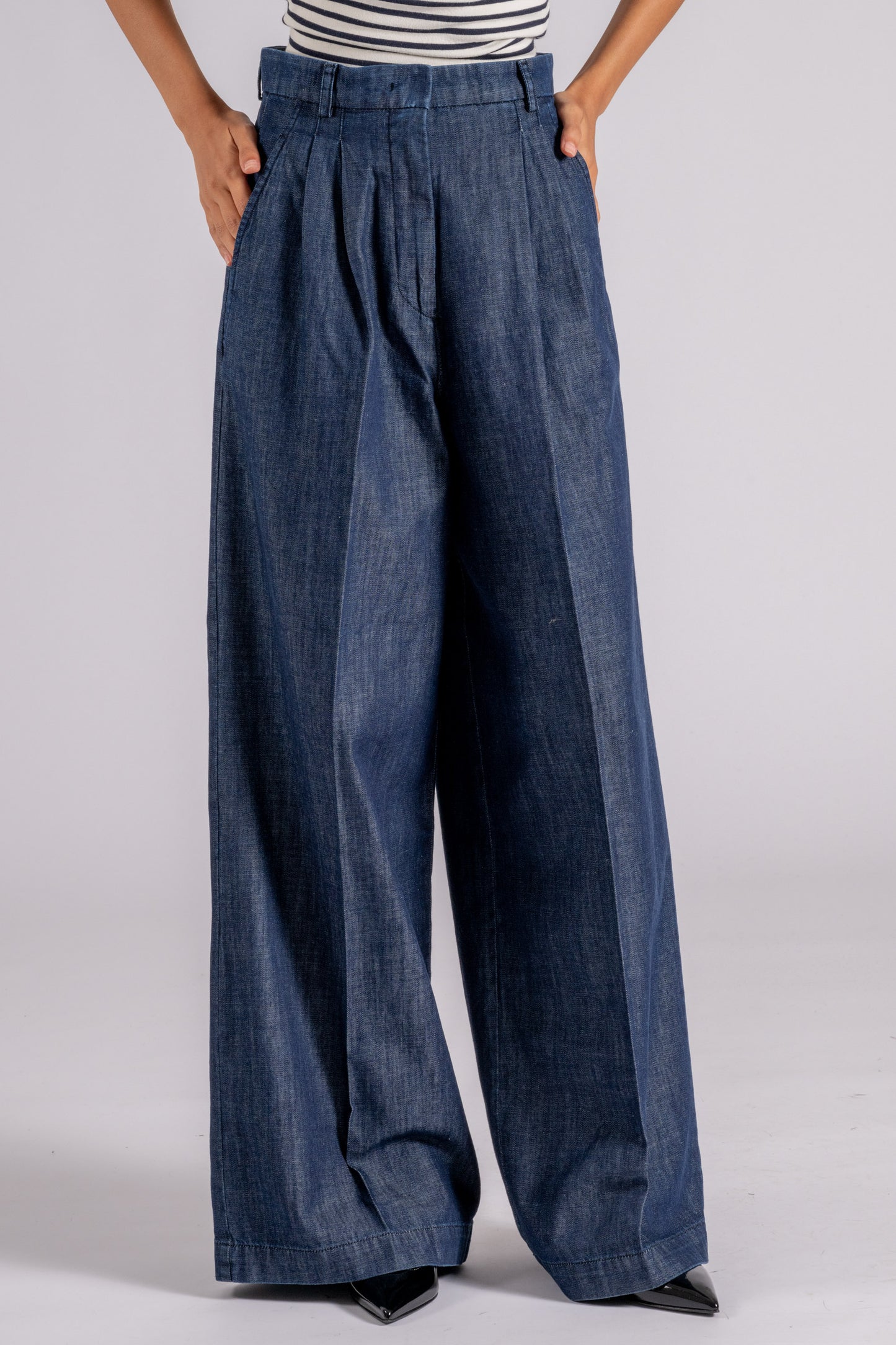  Max Mara Weekend Pantalone Denim Blu Blu Donna - 1