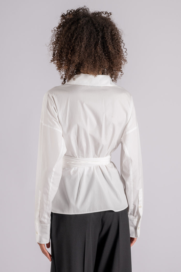  Max Mara Weekend Cotton Shirt White Bianco Donna - 6