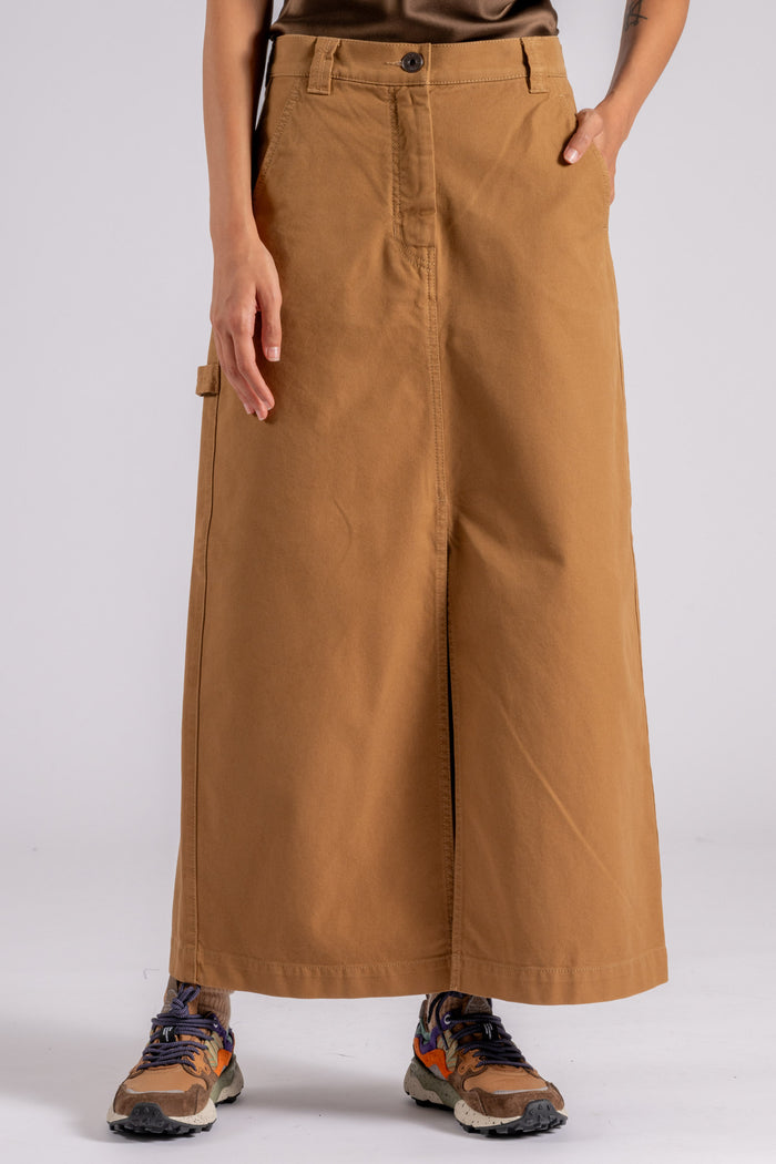 Max Mara Weekend Skirt 100% Cotton Brown