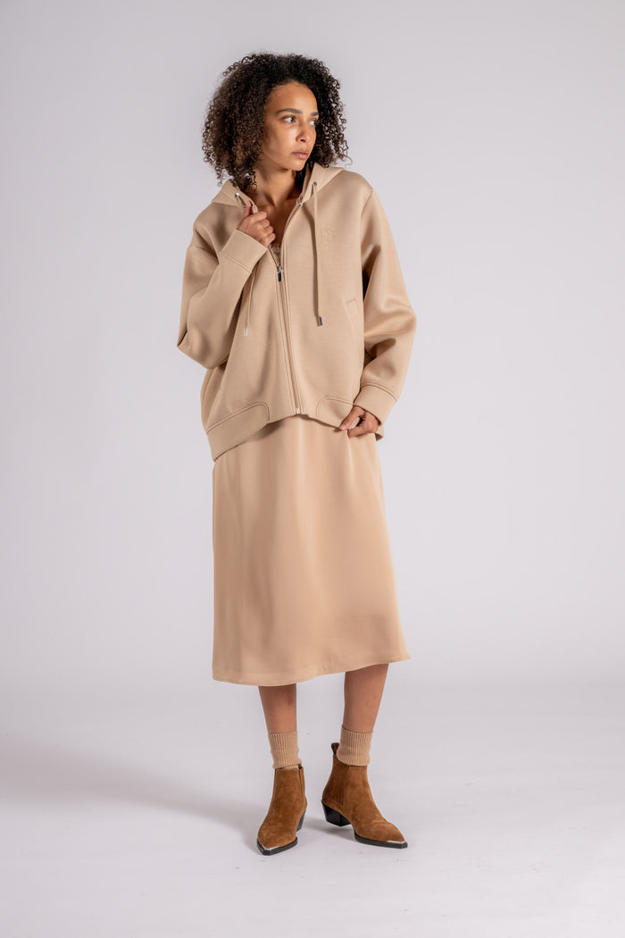 Max Mara Weekend Beige Jacket Viscose/Elastane