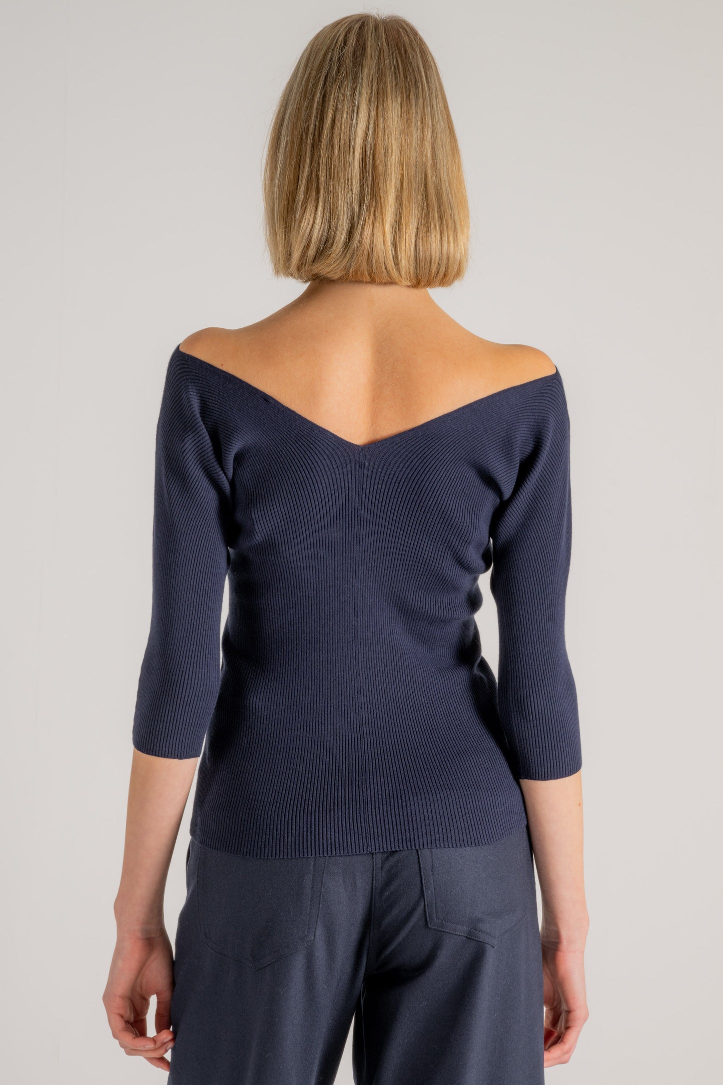  Max Mara Weekend Maglia Blu Blu Donna - 4