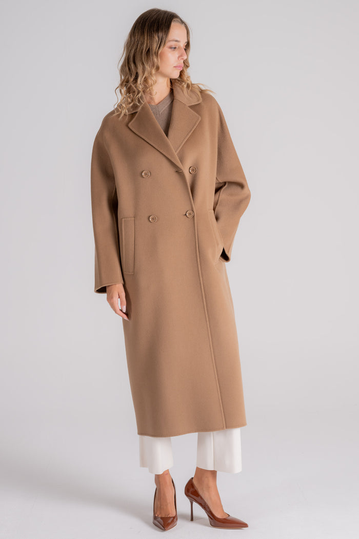  Max Mara S Brown Coat Marrone Donna - 4