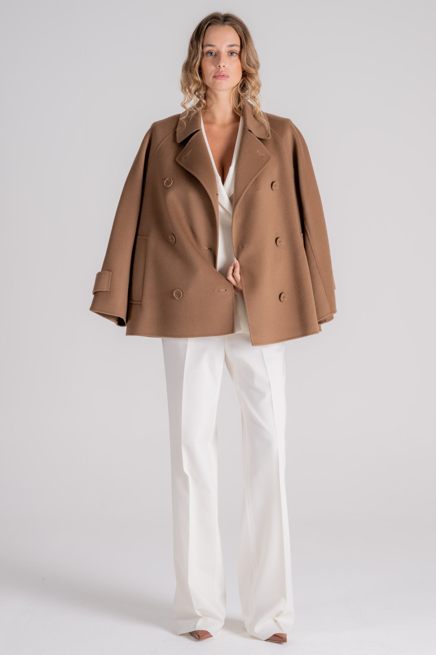  Max Mara S Brown Coat Marrone Donna - 2