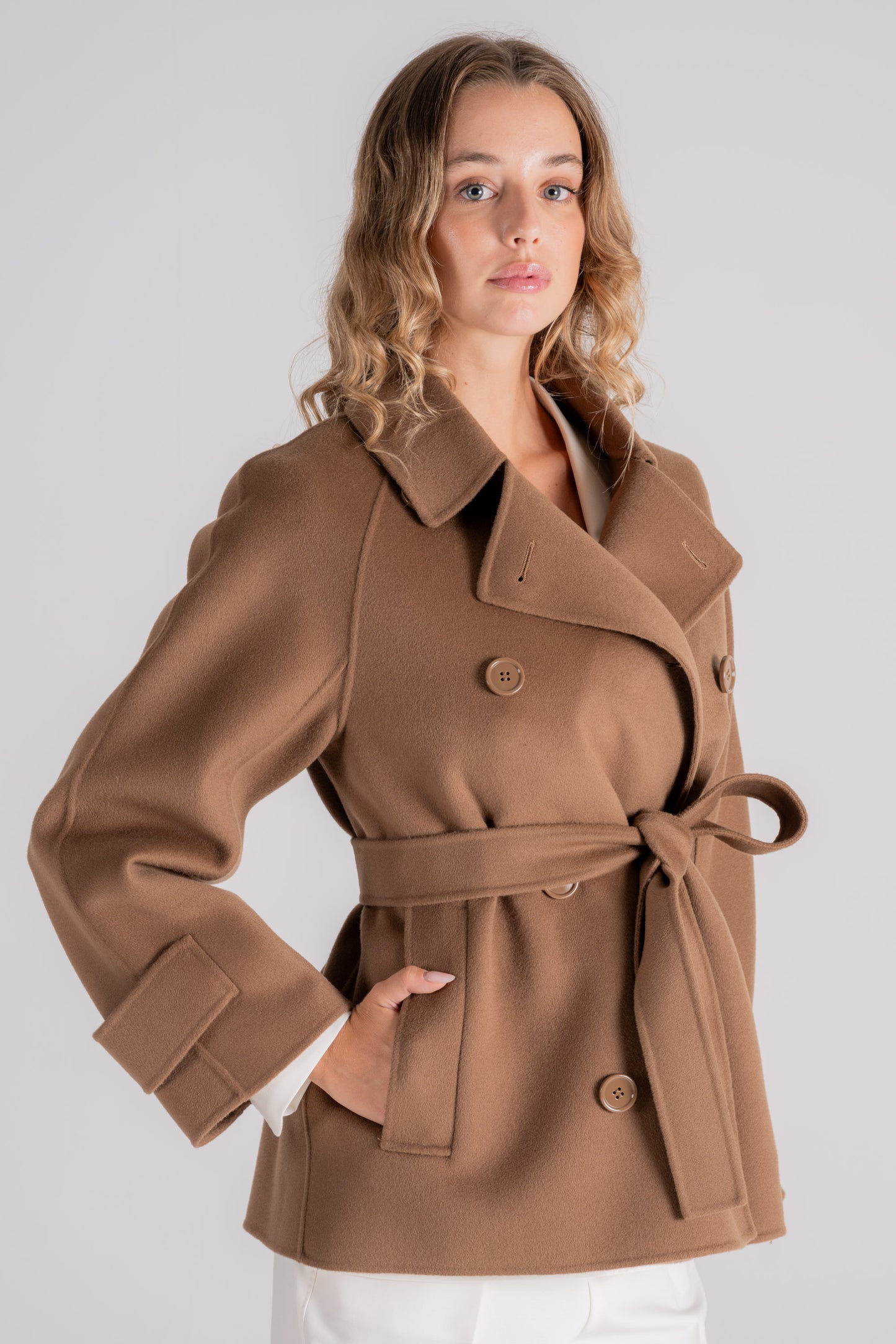  Max Mara S Brown Coat Marrone Donna - 1