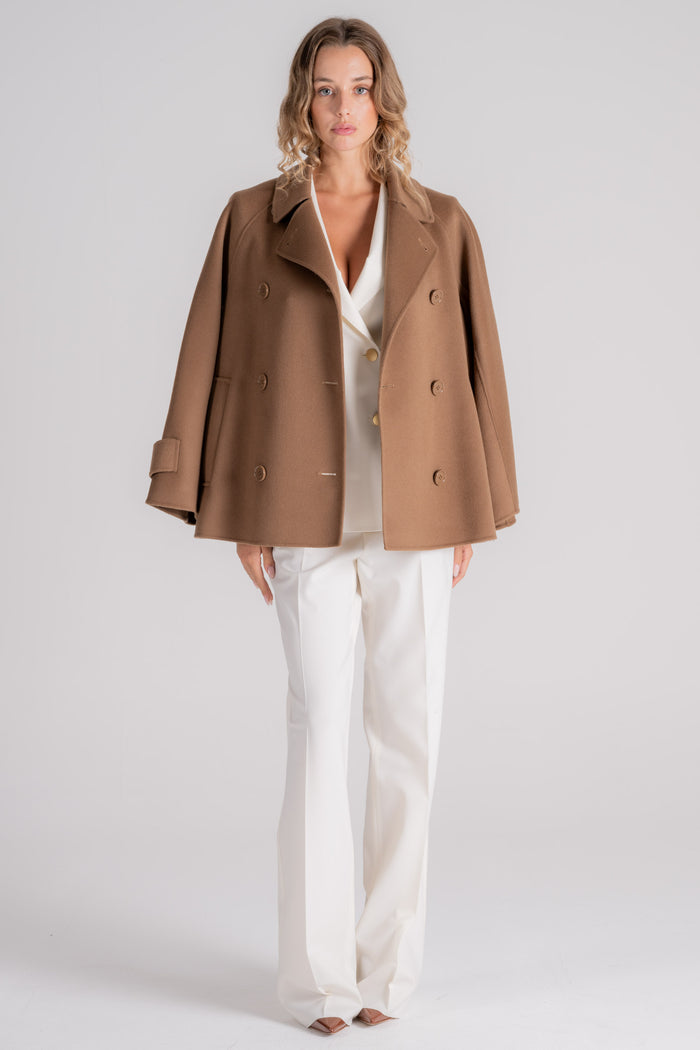  Max Mara S Brown Coat Marrone Donna - 3