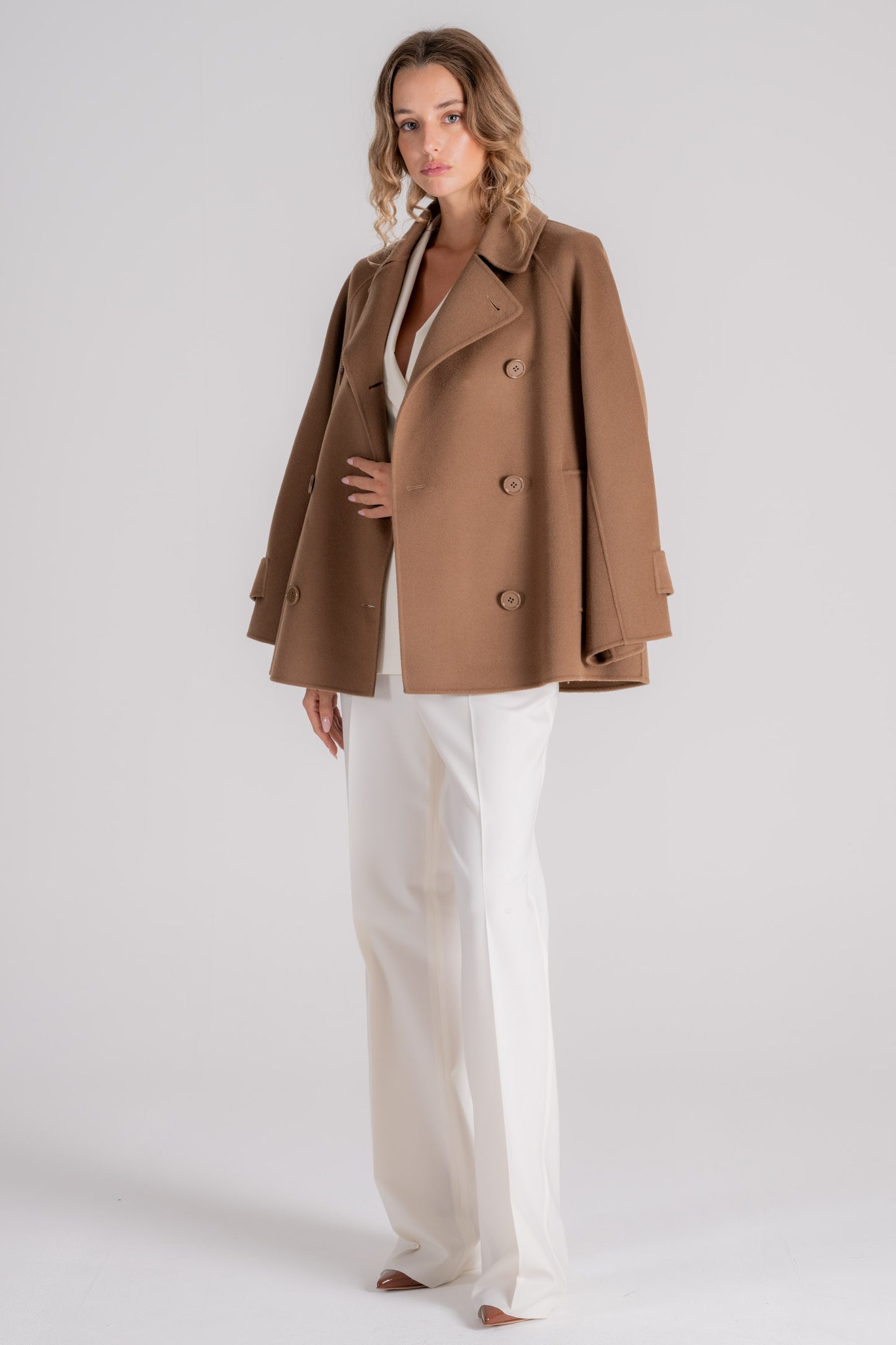  Max Mara S Brown Coat Marrone Donna - 4