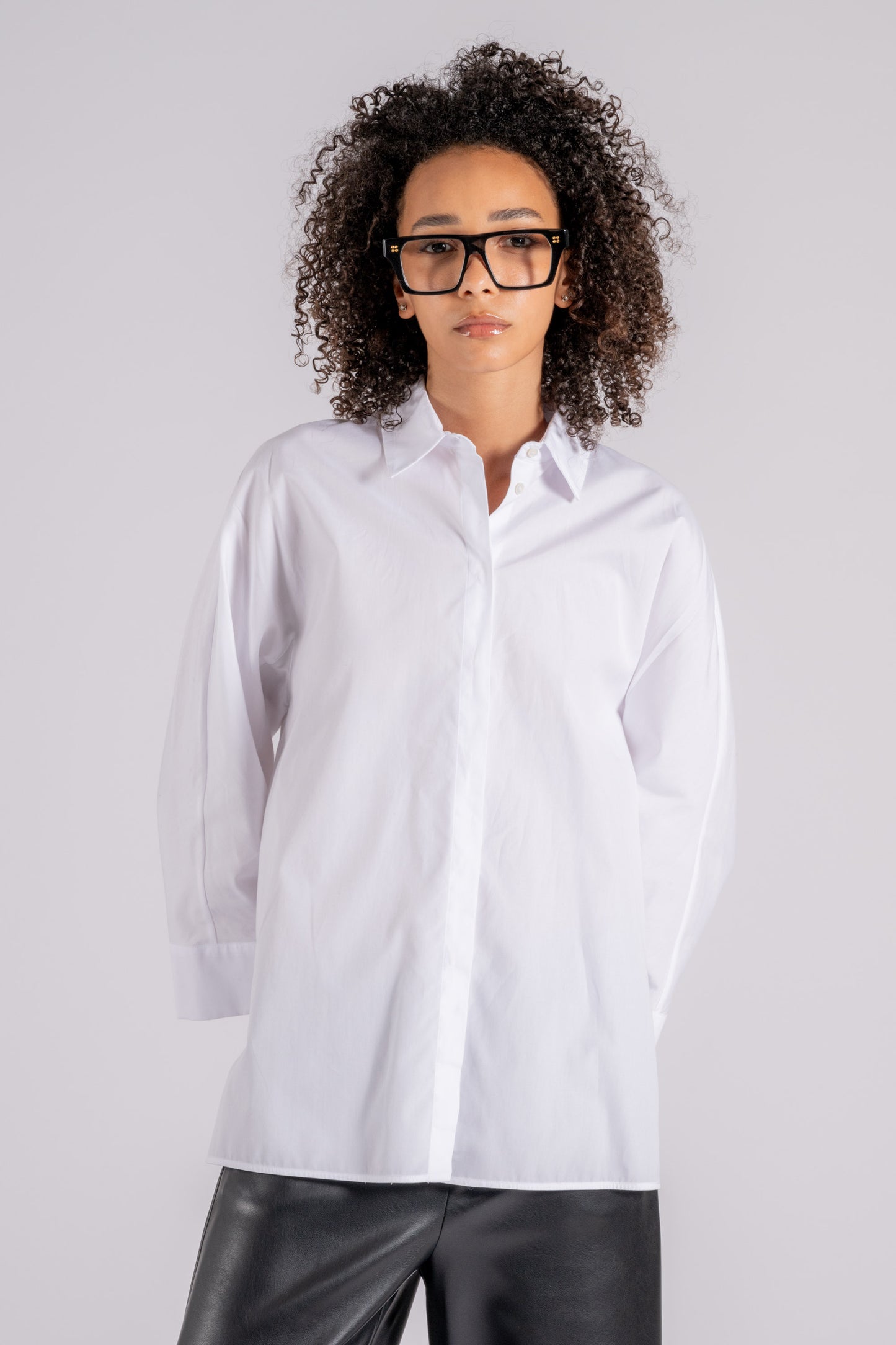  Max Mara S White Shirt 100% Cotton Bianco Donna - 2