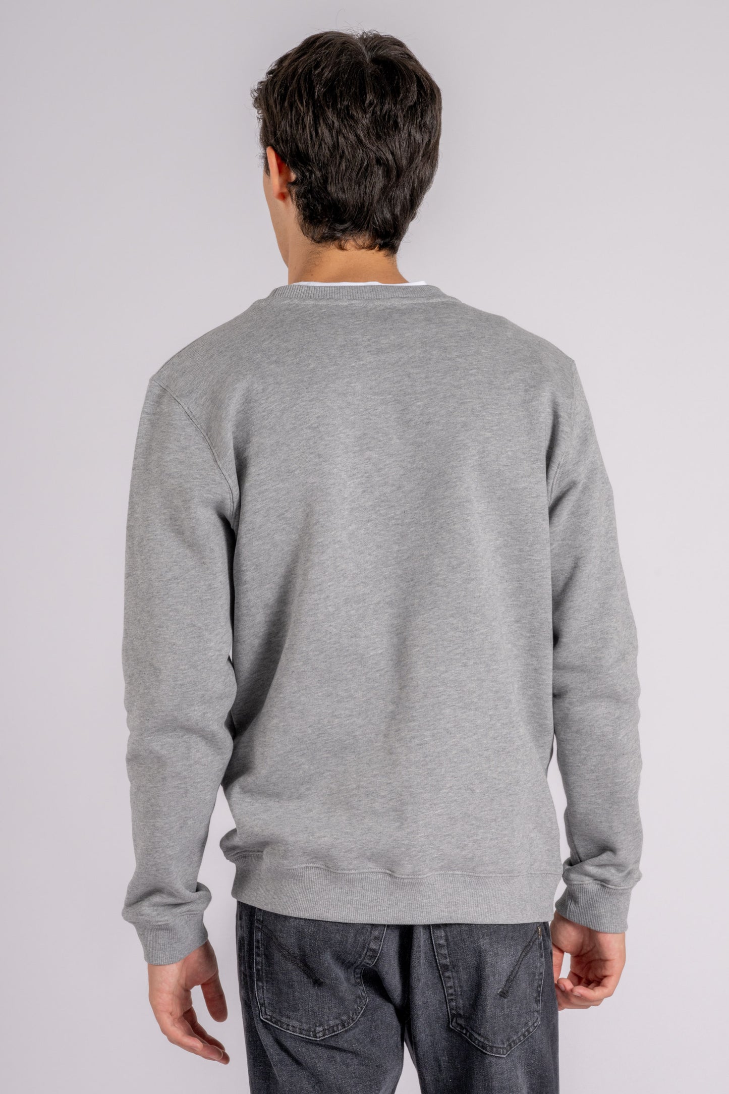  Dondup Crewneck Sweatshirt 100% Cotton Grey Grigio Uomo - 6