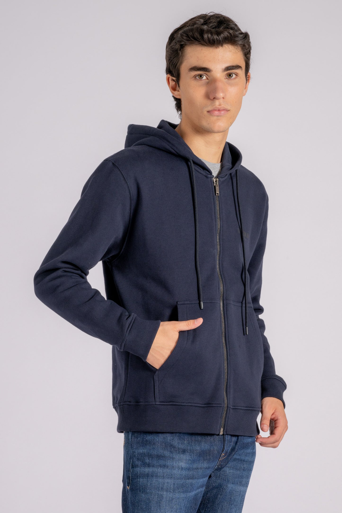  Dondup Sweatshirt 100% Cotton Blue Blu Uomo - 2