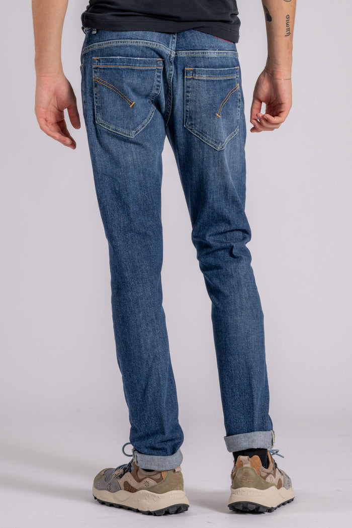  Dondup Jeans George 99% Cotton 1% Elastane Blue Blu Uomo - 6